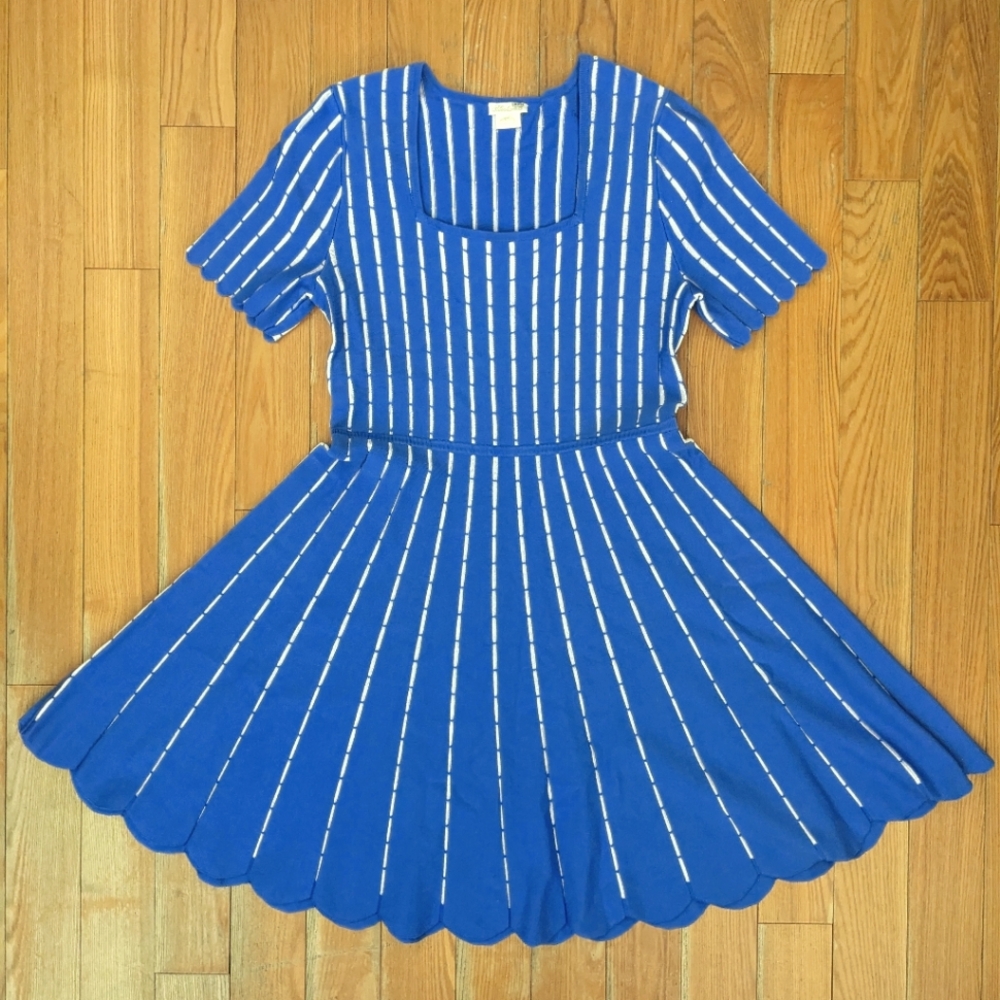 Shoshanna Arcadia Striped Knit Dress Size XL